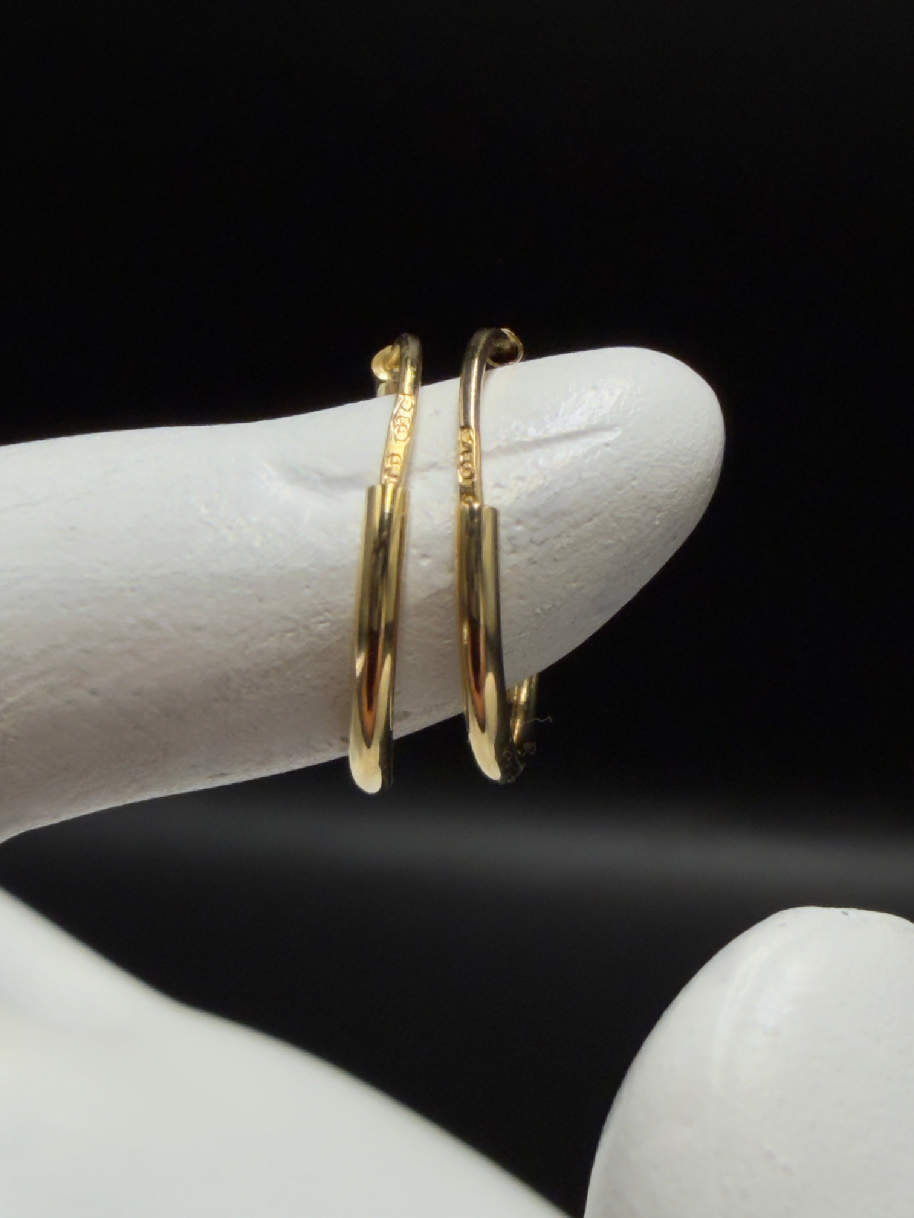 Argollas - Candongas Tradicional Oro 18K Italiano