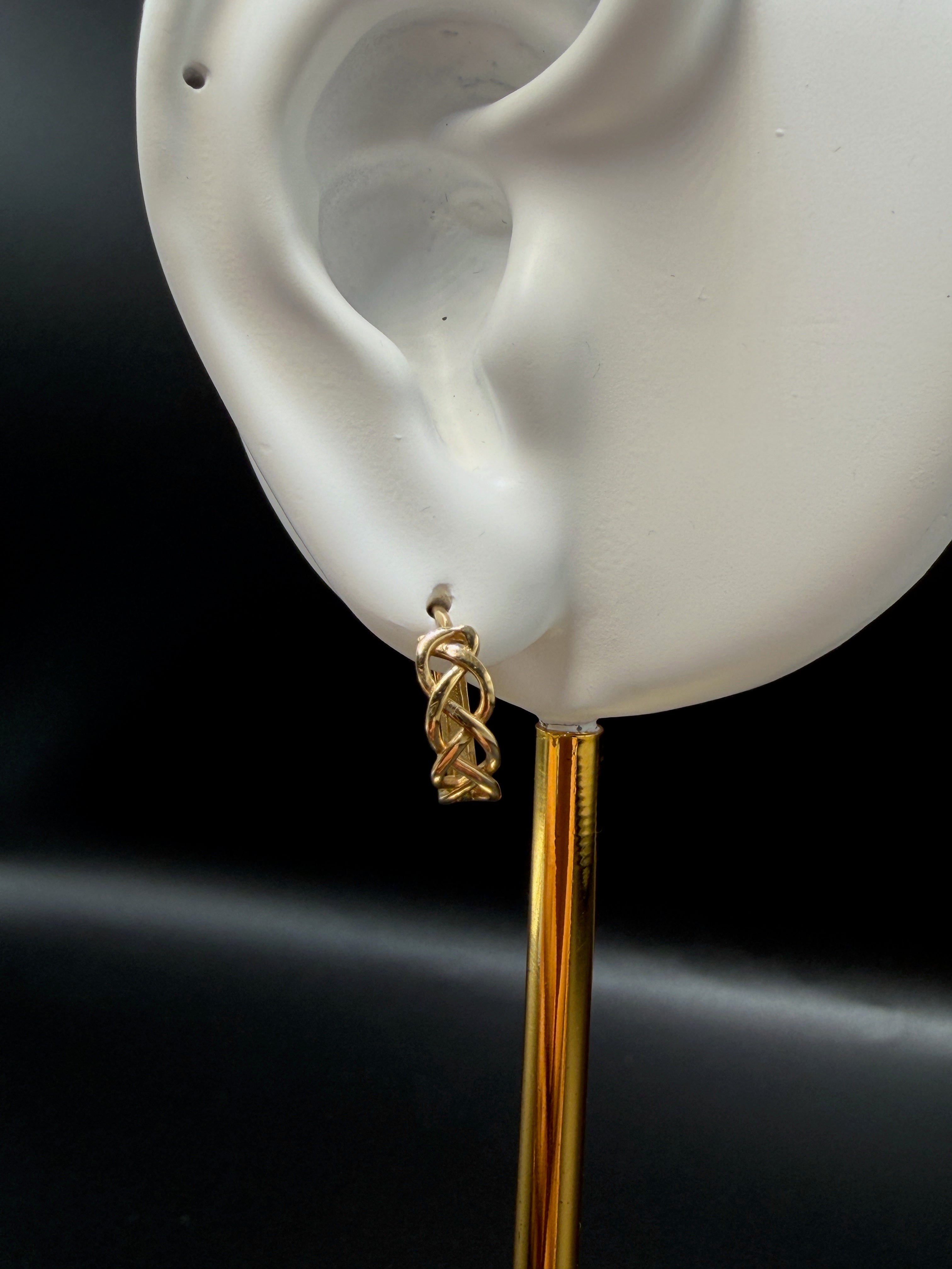 Argollas - Candongas Oro 18K Italiano 2.10 g