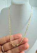 18K Italian Gold Popcorn Chain - 3.16g