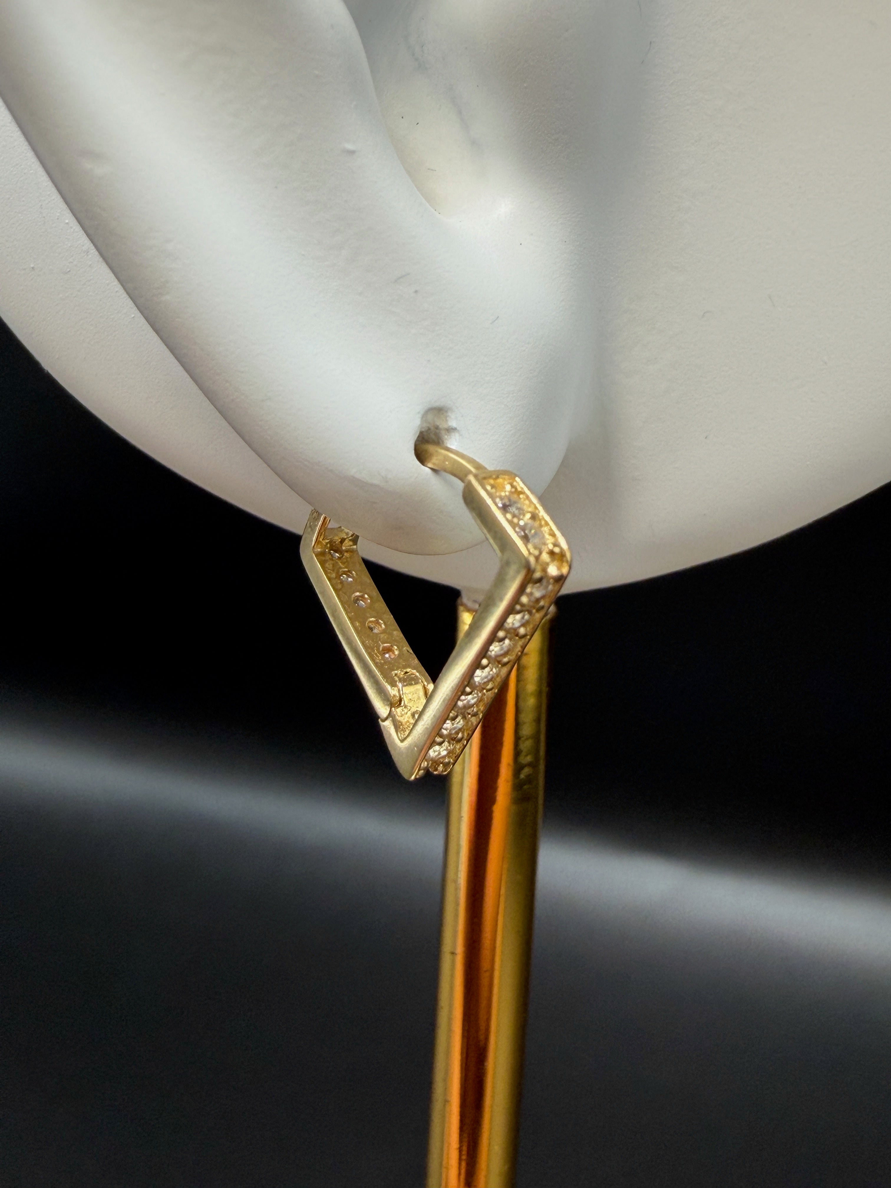Argollas - Candongas Oro 18K Italiano 1.70 g