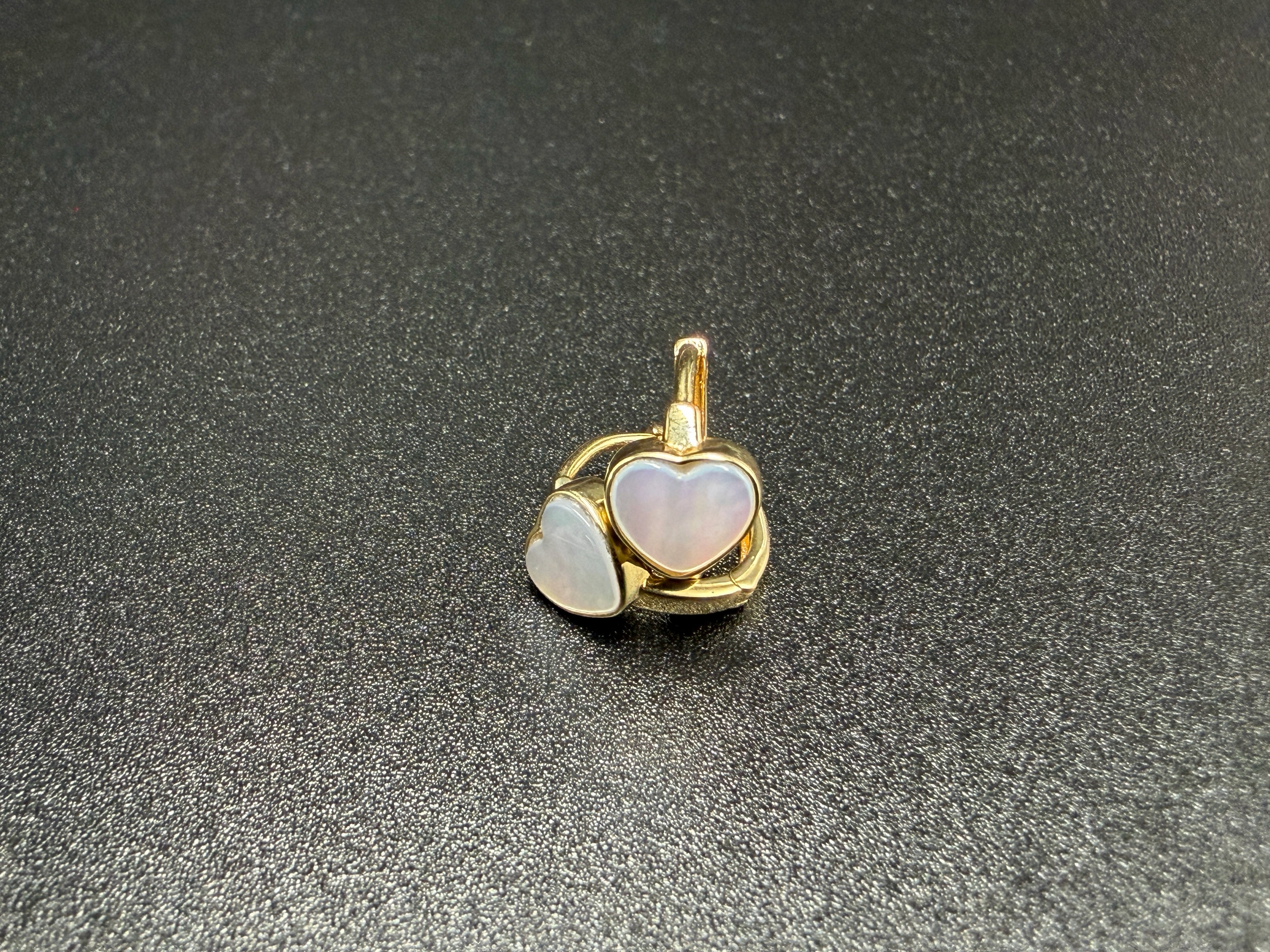 Argollas - Candongas Corazon Oro 18K Italiano 2 g