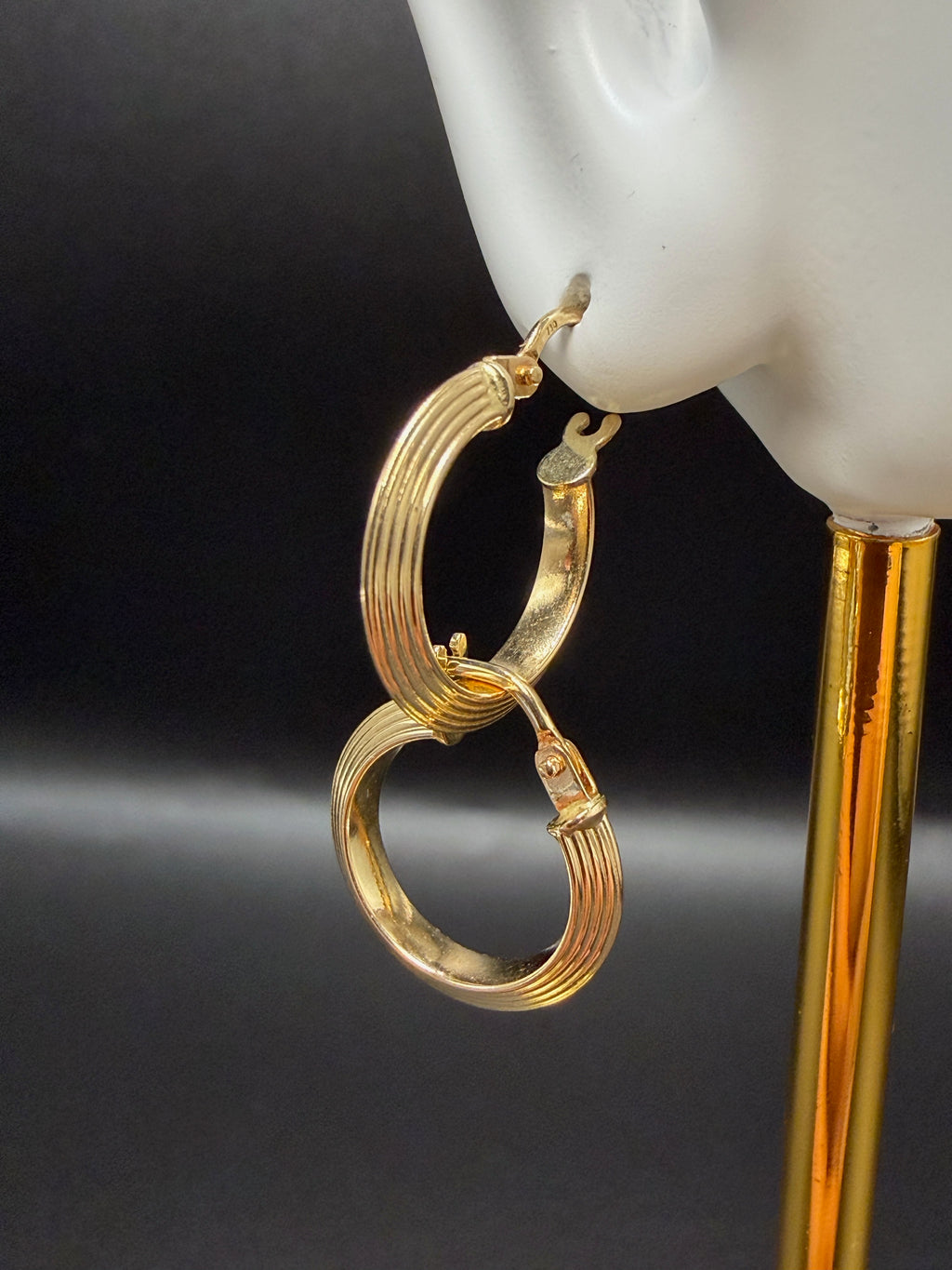 Argollas - Candongas Oro 18K Italiano 0.96 g