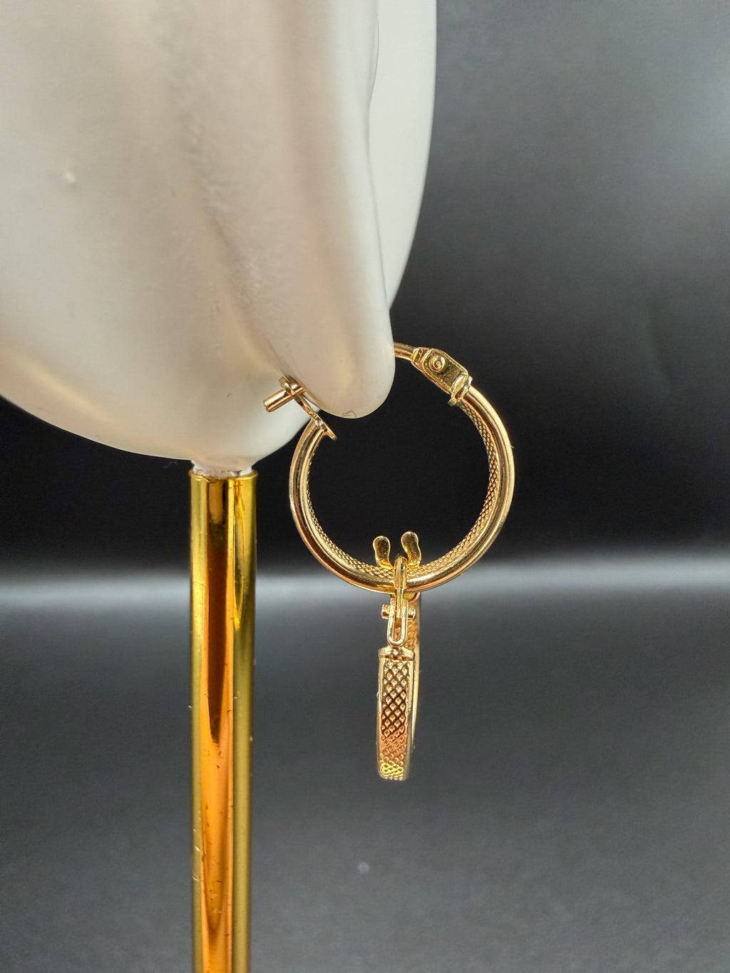 Argollas - Candongas Oro 18K Italiano 0.80 g