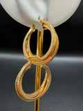Argollas - Candongas Oro 18K Italiano 3.50 g