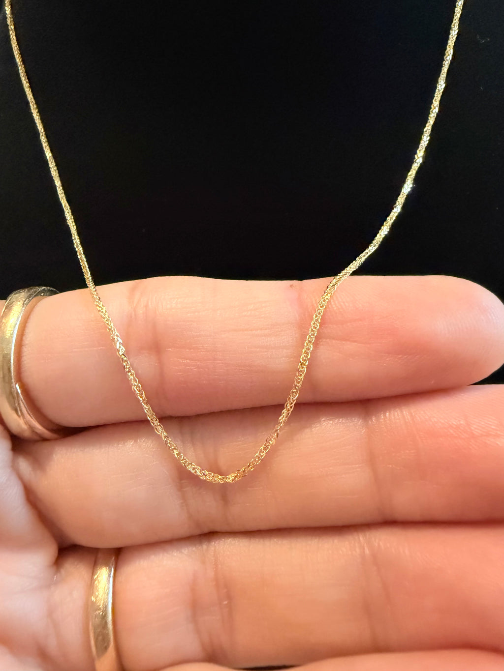 18K Gold Franco Link Chain Necklace