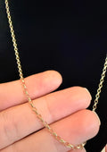 18K Gold Women’s Rolon Necklace – 2.45 g