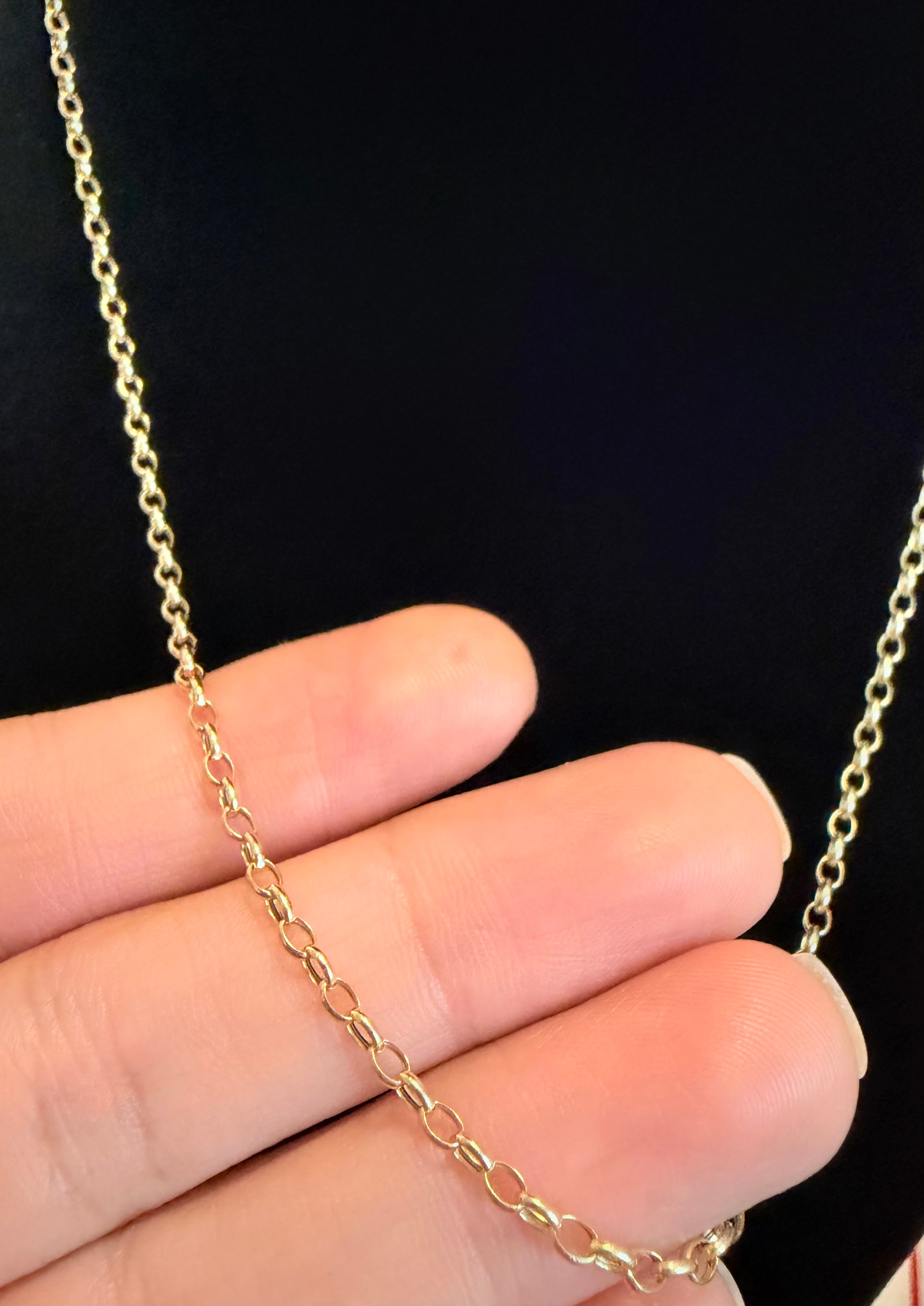 18K Gold Women’s Rolon Necklace – 2.45 g