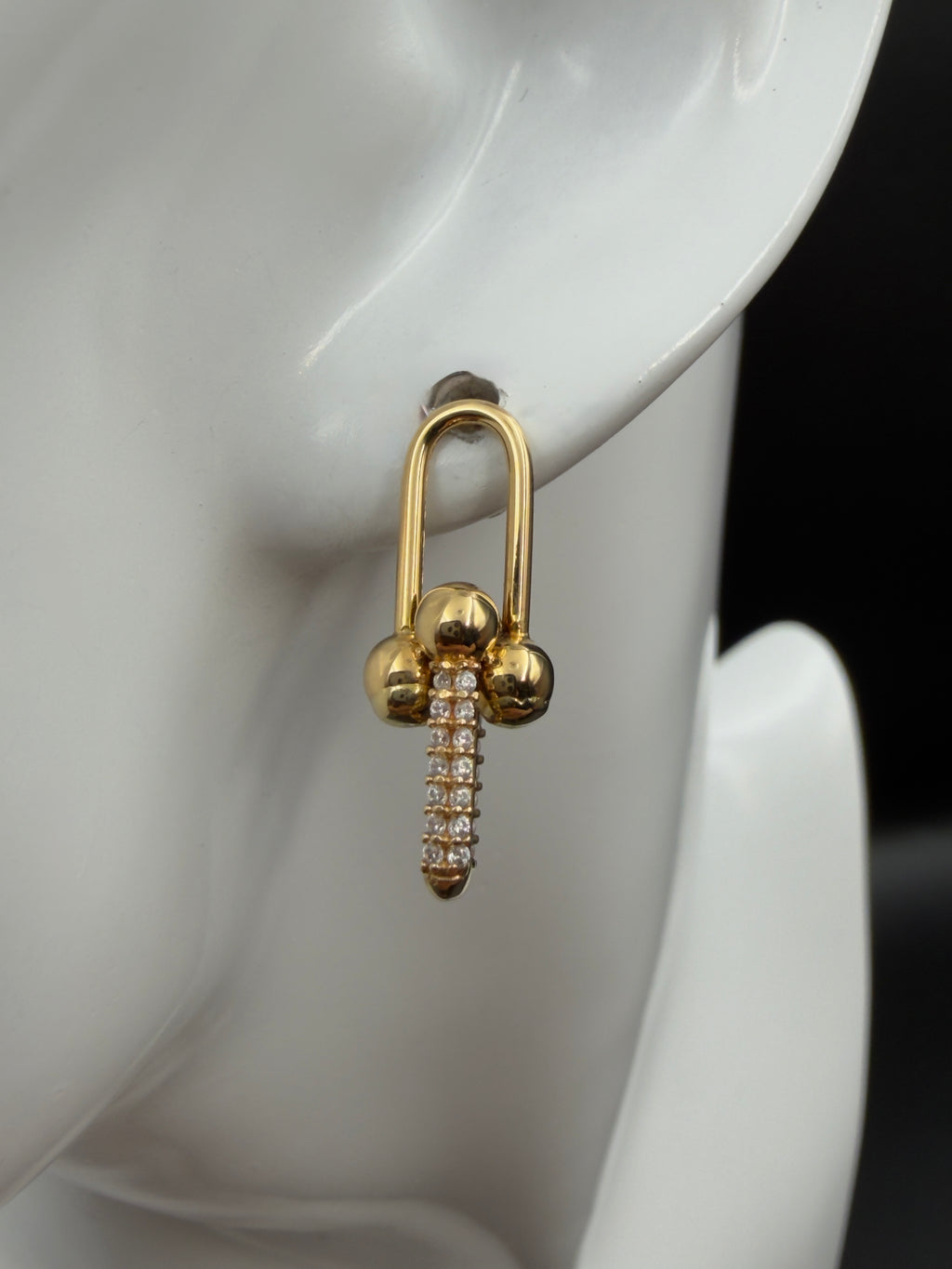 Aretes - Topos Oro 18K Italiano 3.85 g