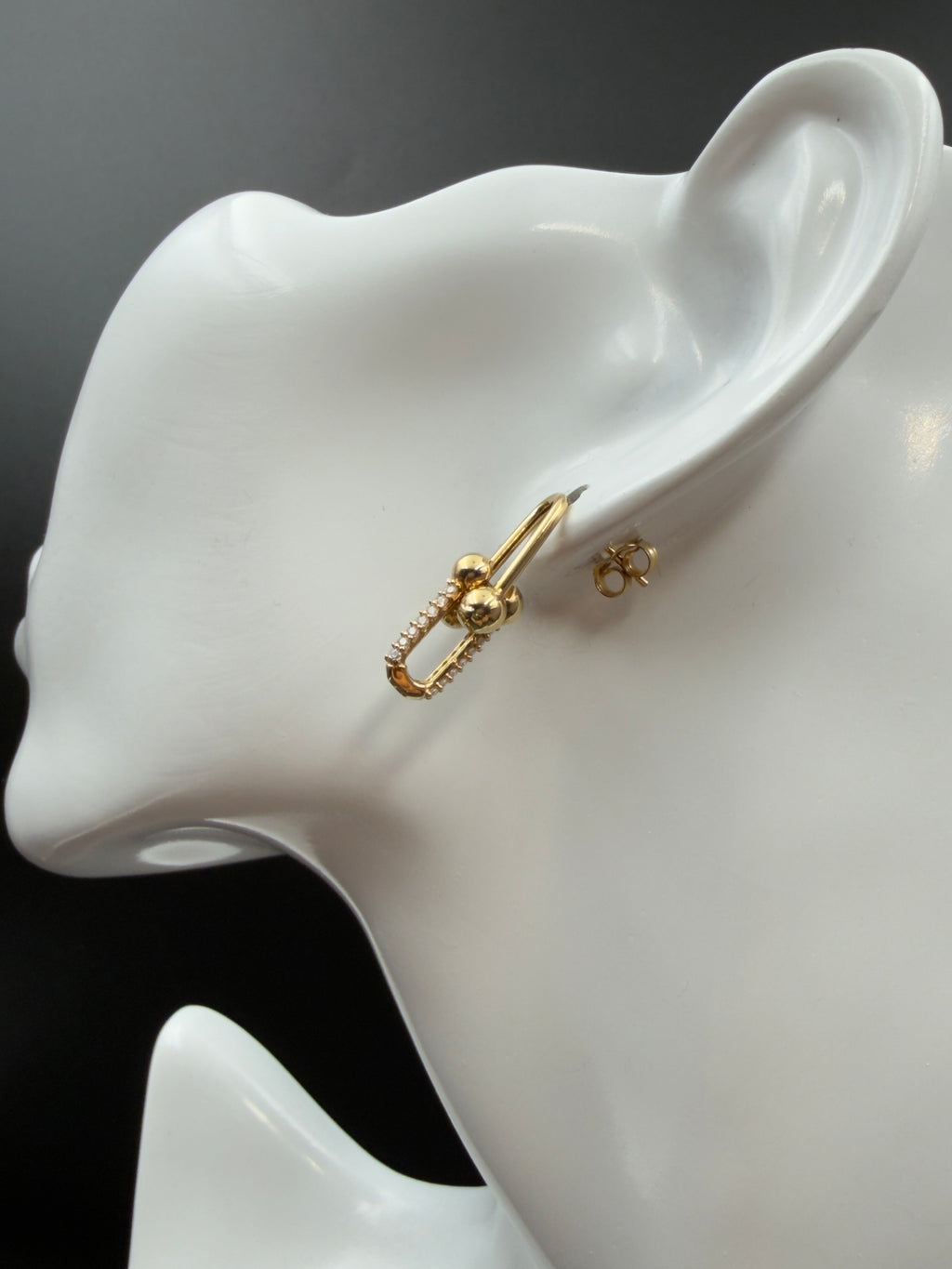 Aretes - Topos Oro 18K Italiano 3.85 g