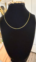 18K Gold Mirror Necklace – 1.21 g