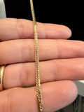 18K Gold Snake Necklace - 4.47g