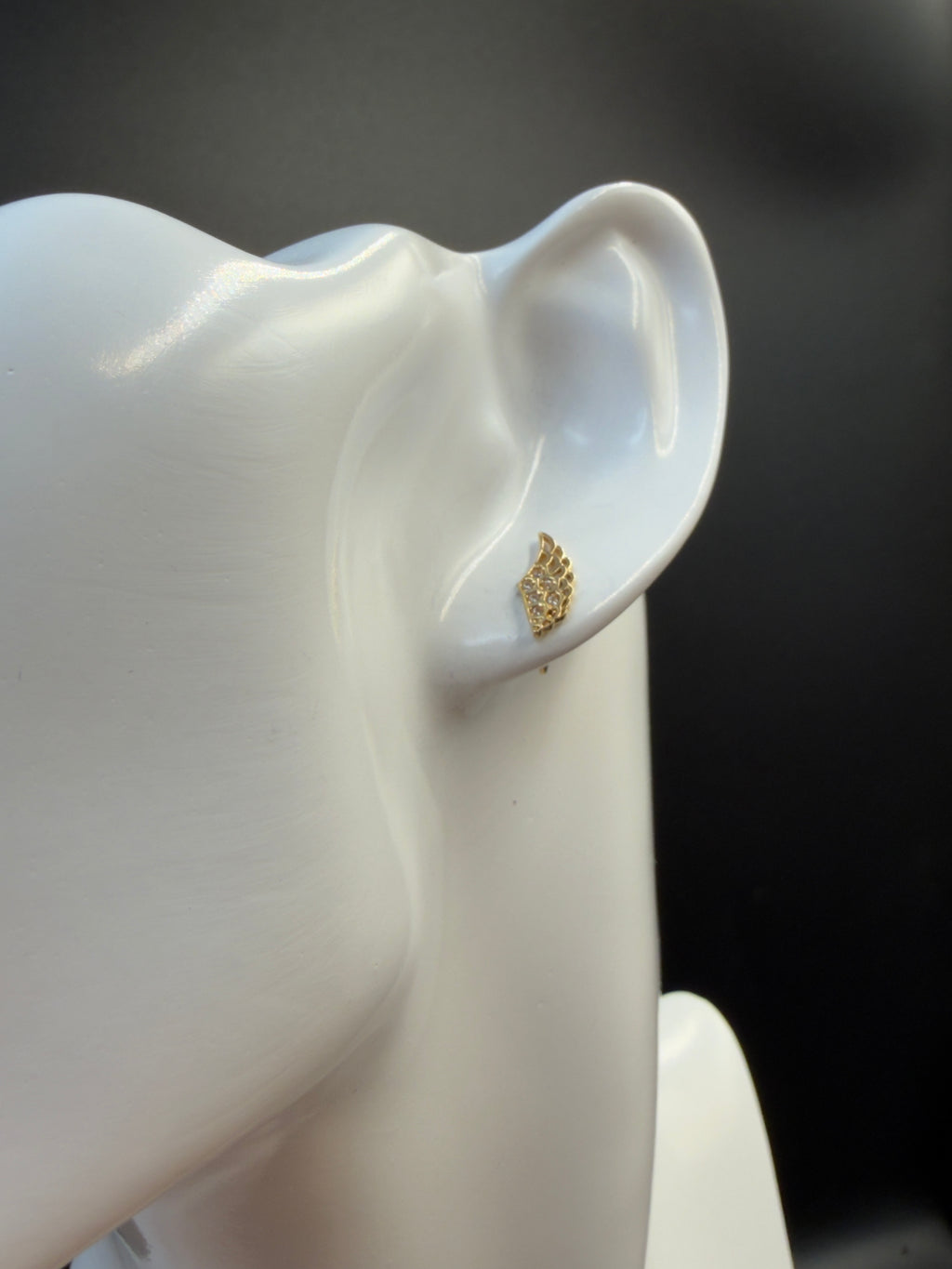 Aretes - Topos Ala Angel Oro 18K Italiano  1.28 g