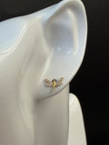 Aretes - Topos Libélula Oro 18K Italiano  1.22 g