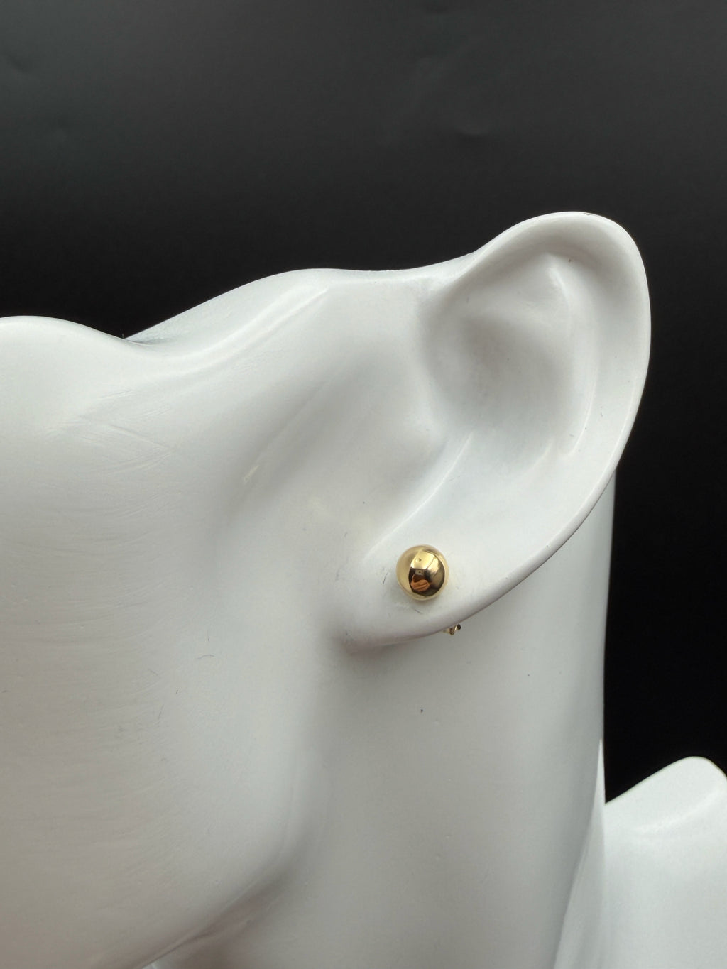 Aretes - Topos Redondo Oro 18K Italiano