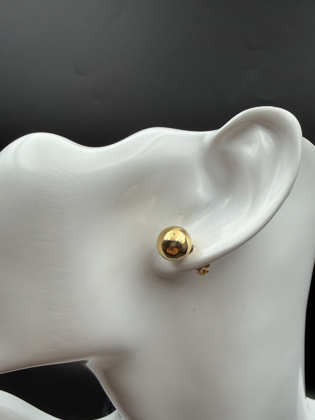 Aretes - Topos Redondo Oro 18K Italiano