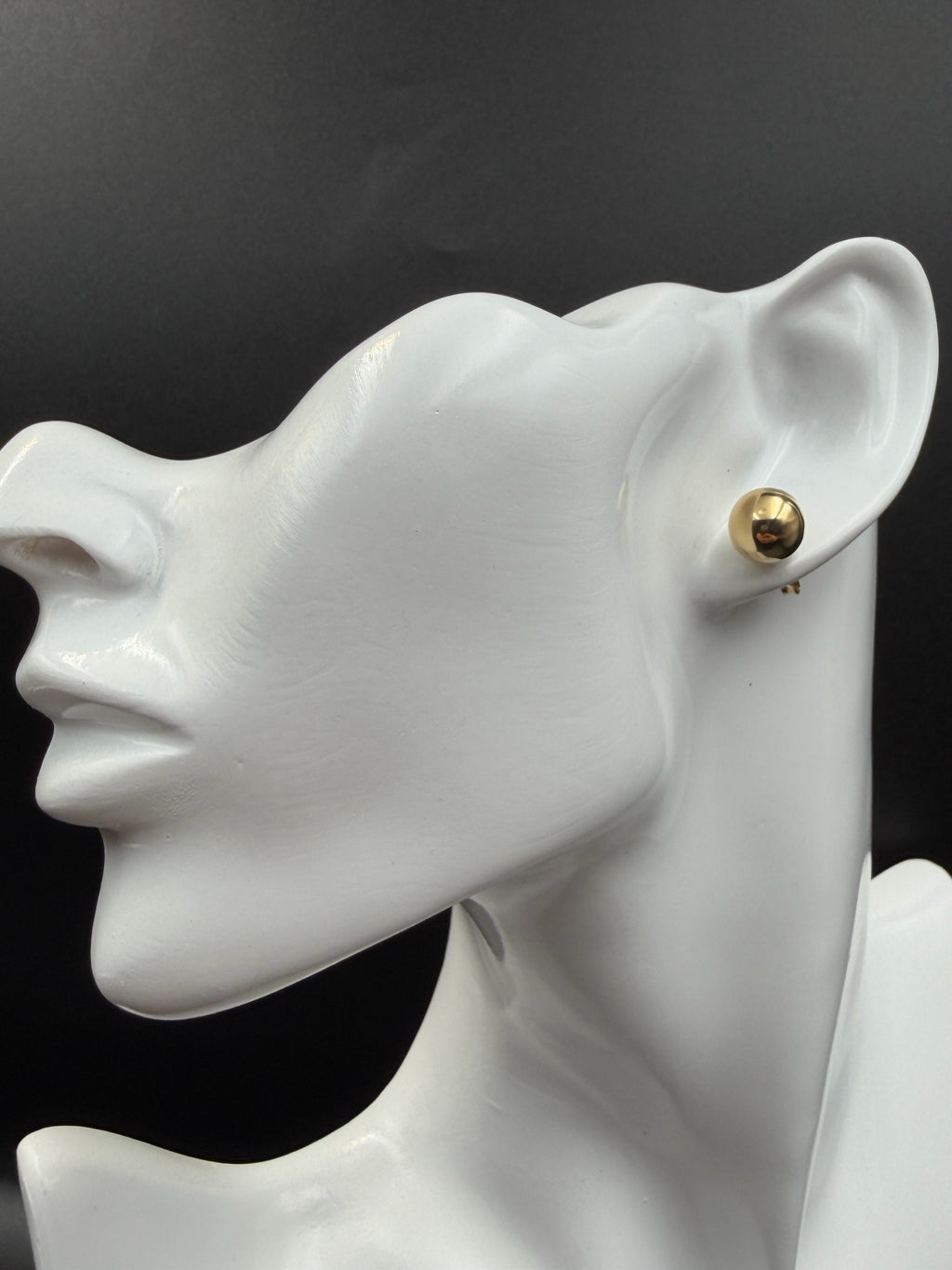 Aretes - Topos Redondo Oro 18K Italiano