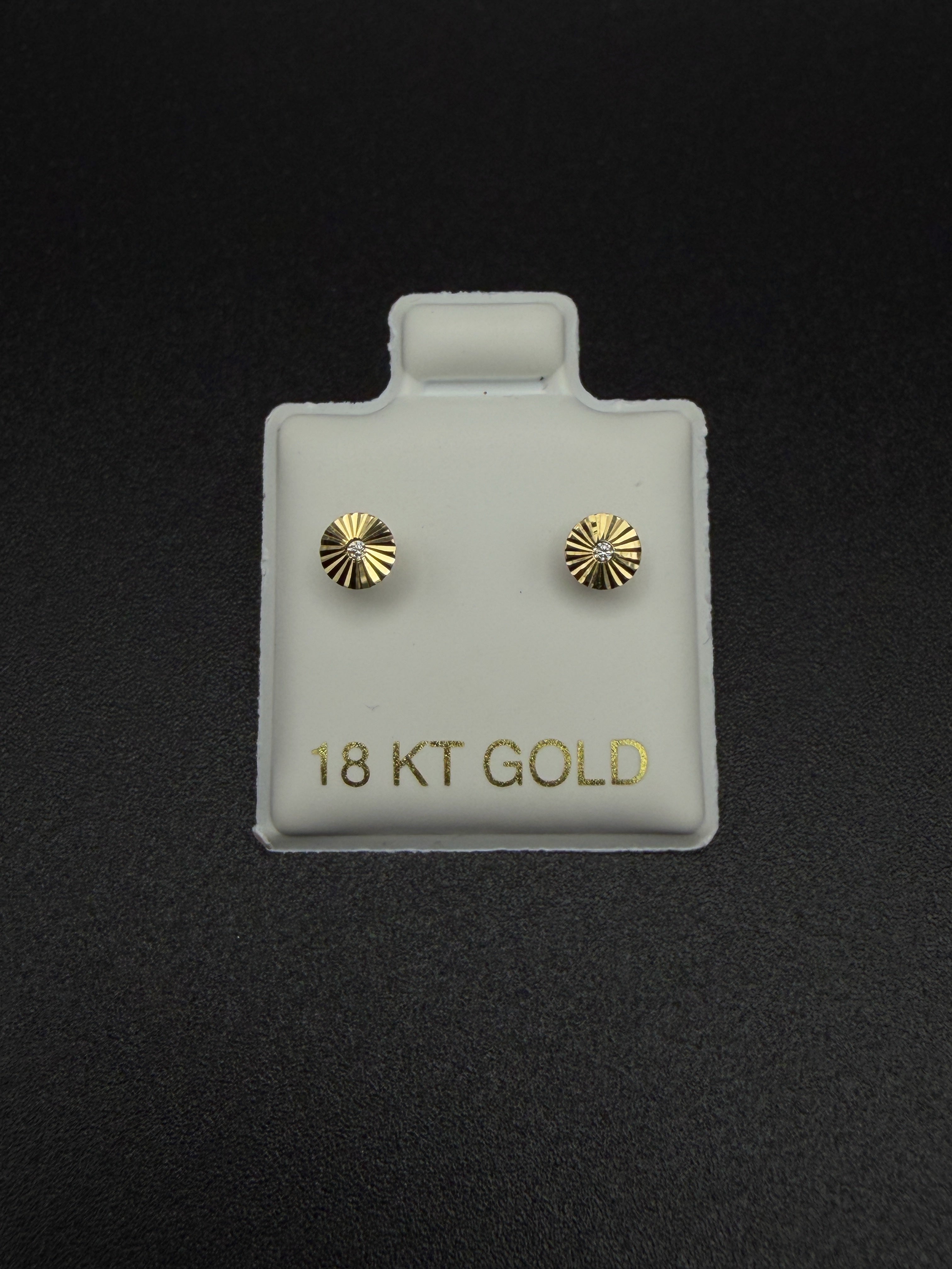 Aretes - Topos en Oro 18K Italiano