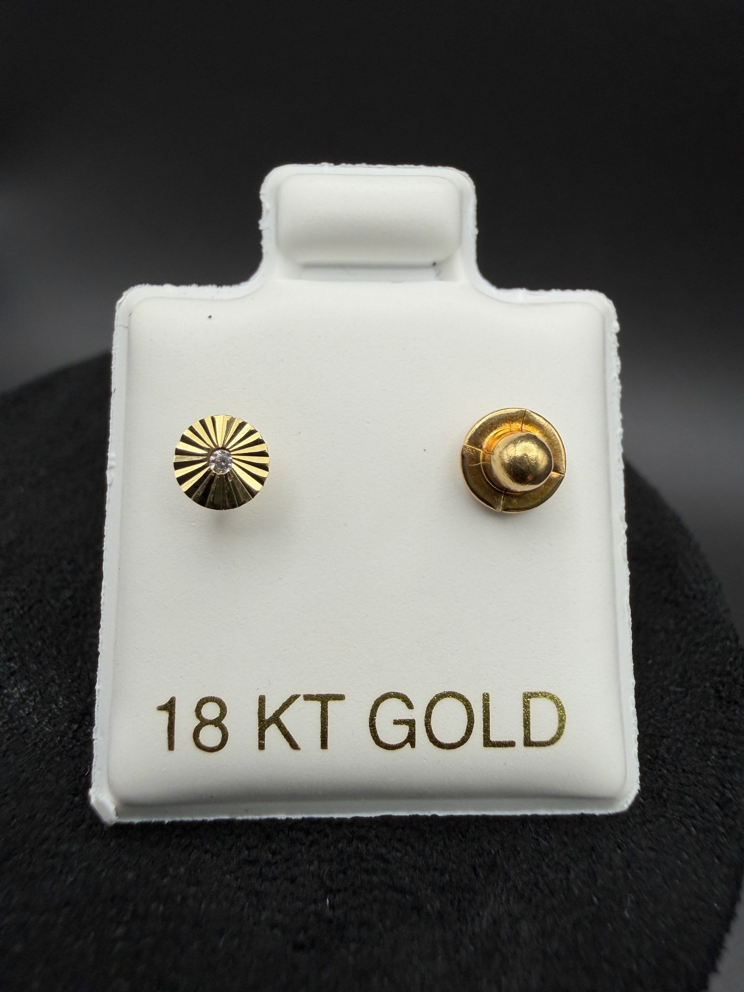 Aretes - Topos en Oro 18K Italiano