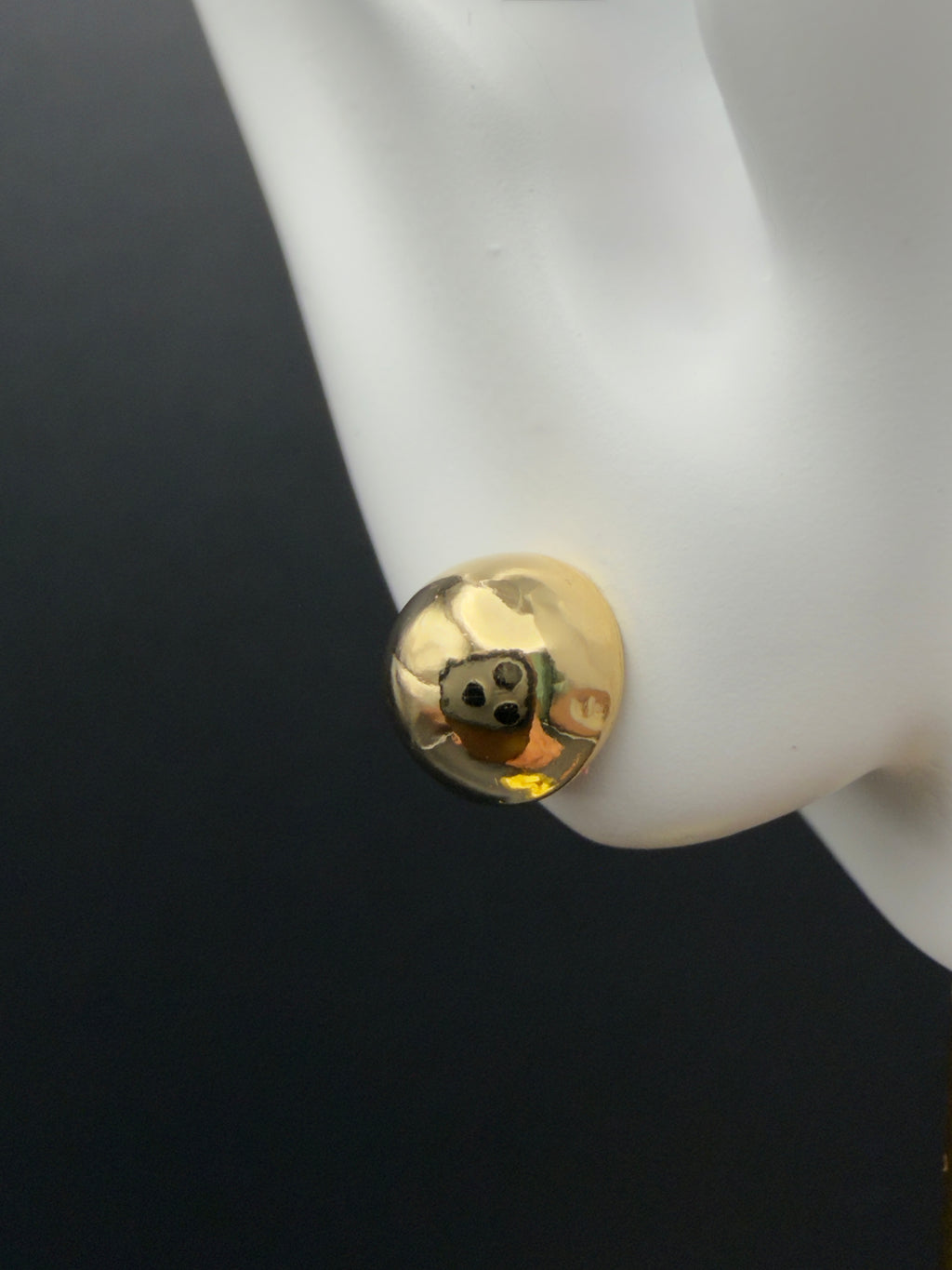 Aretes - Topos Redondo Oro 18K Italiano