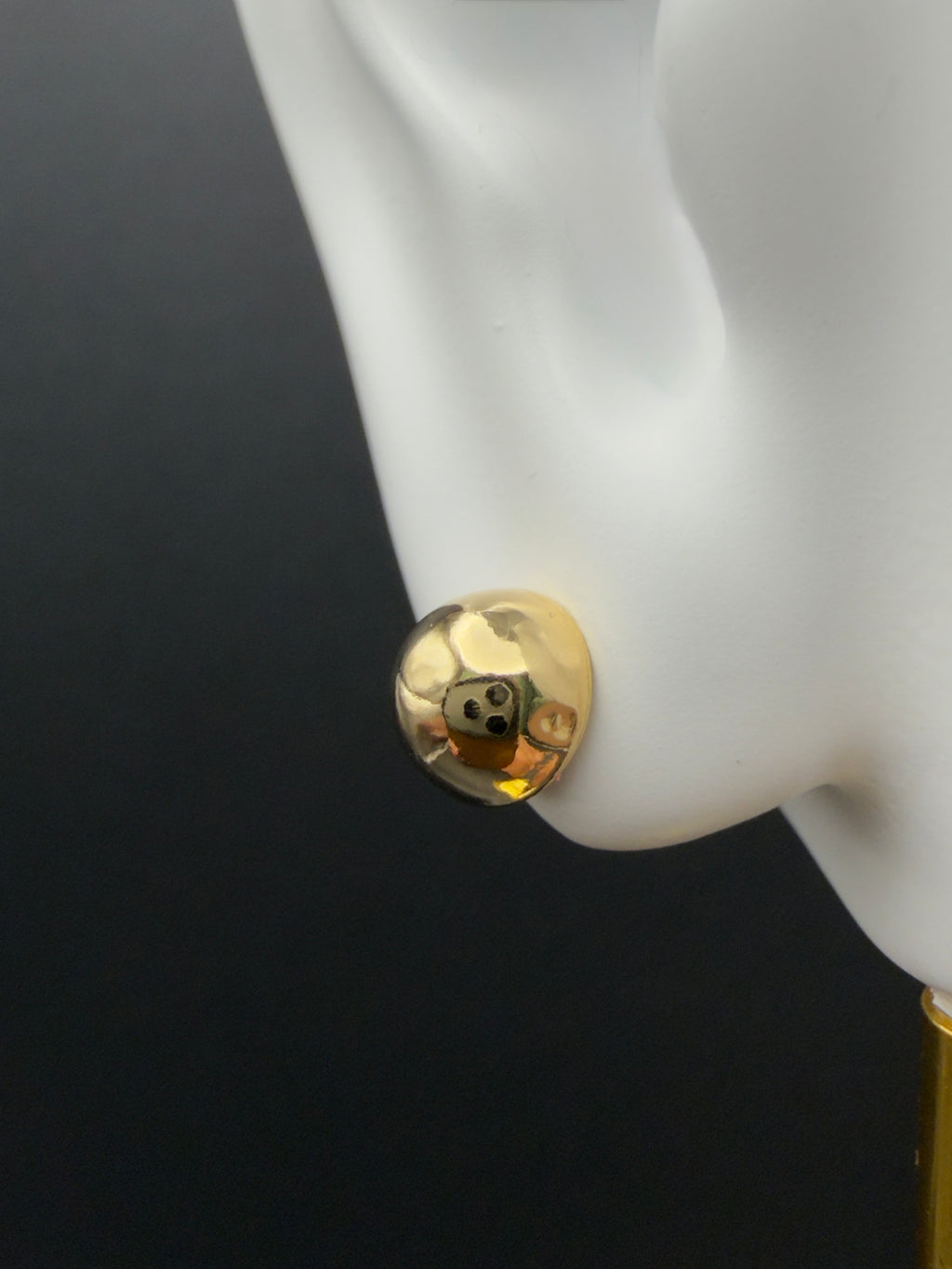 Aretes - Topos Redondo Oro 18K Italiano
