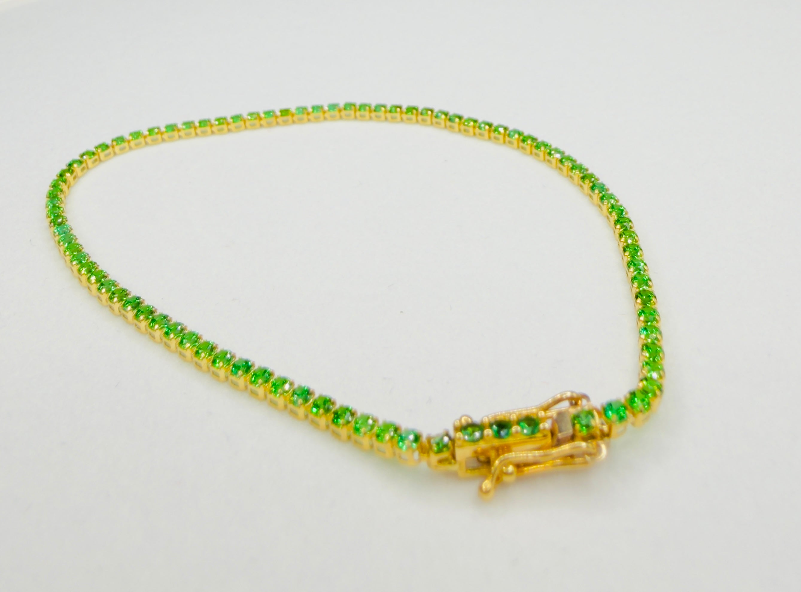 Pulsera estilo Tenis Oro 18K