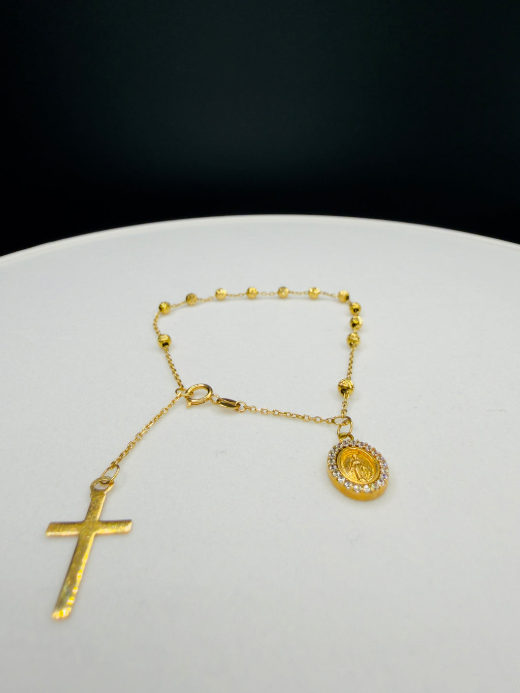 Pulsera Denario Full Oro 18K 2.83 g
