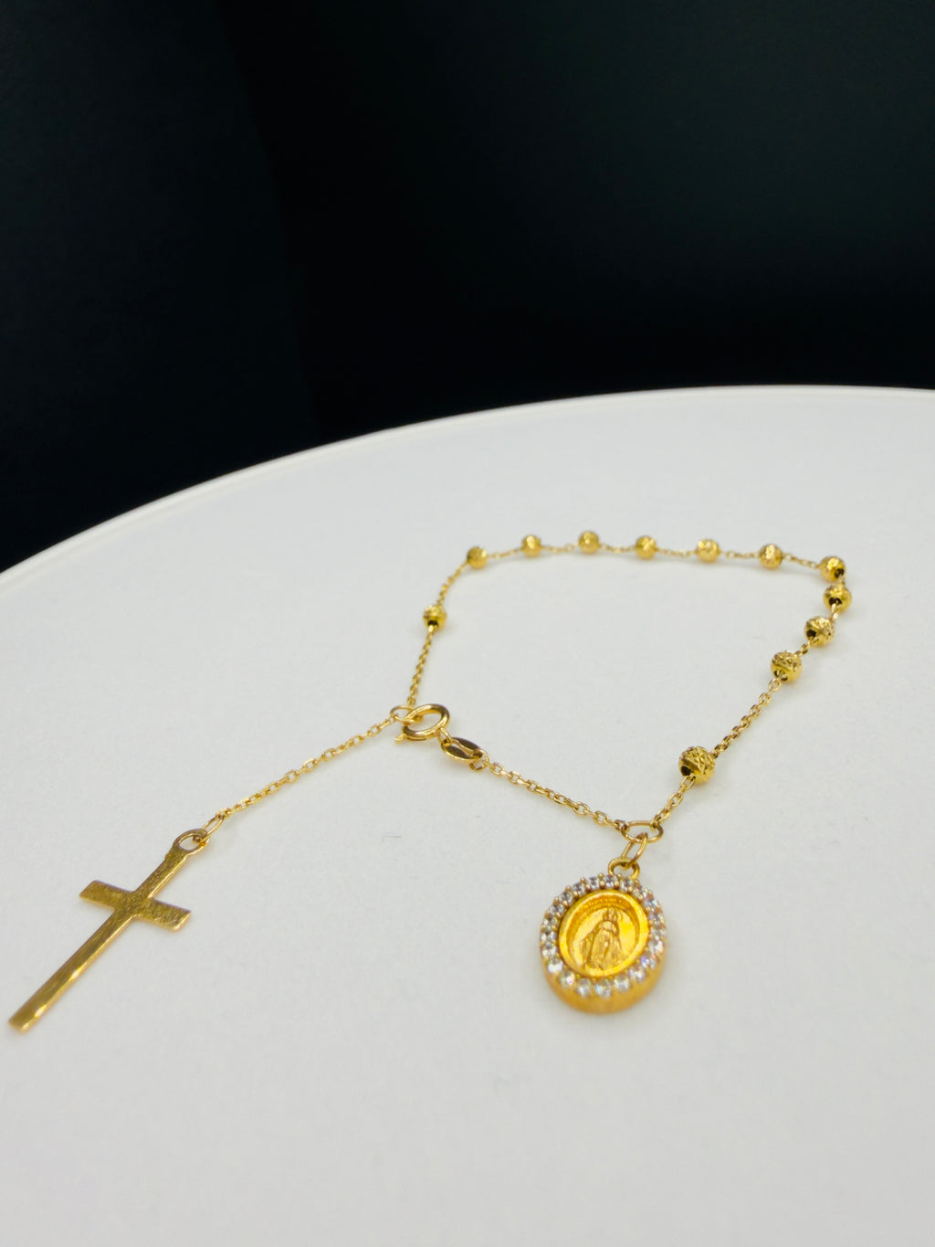 Pulsera Denario Full Oro 18K 2.83 g