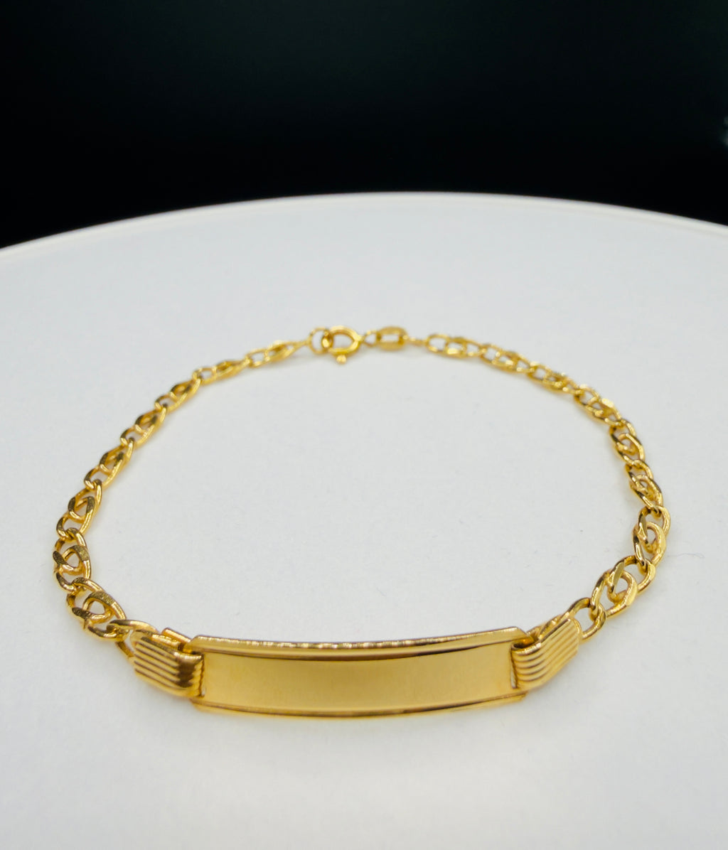 Esclava Placa Oro 18K 4.06 g