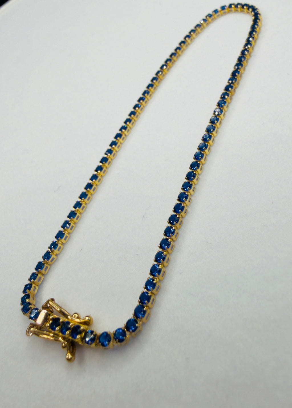 Pulsera estilo Tenis Oro 18K