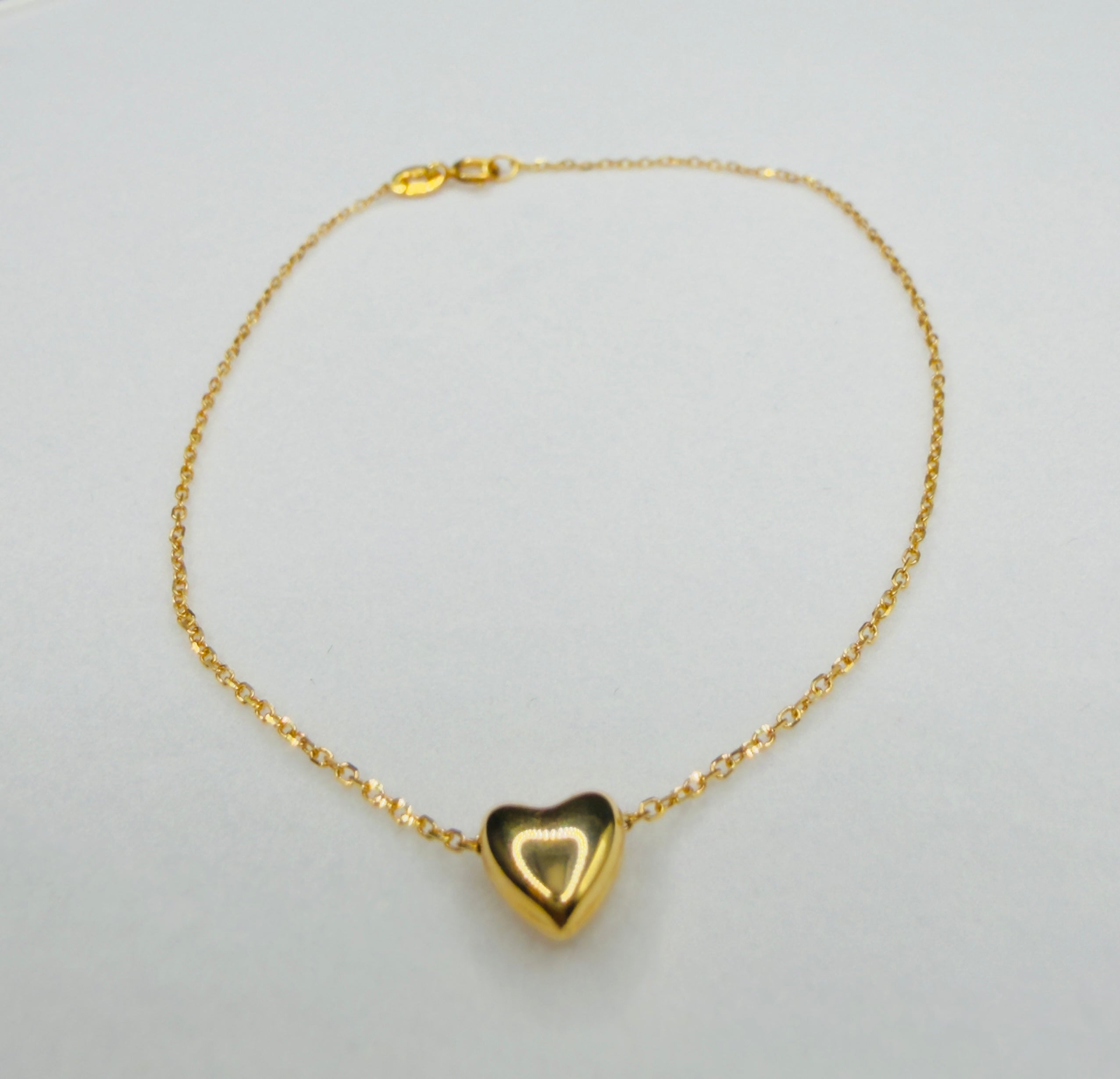 Pulsera Corazón Oro 18K