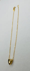 Pulsera Corazón Oro 18K
