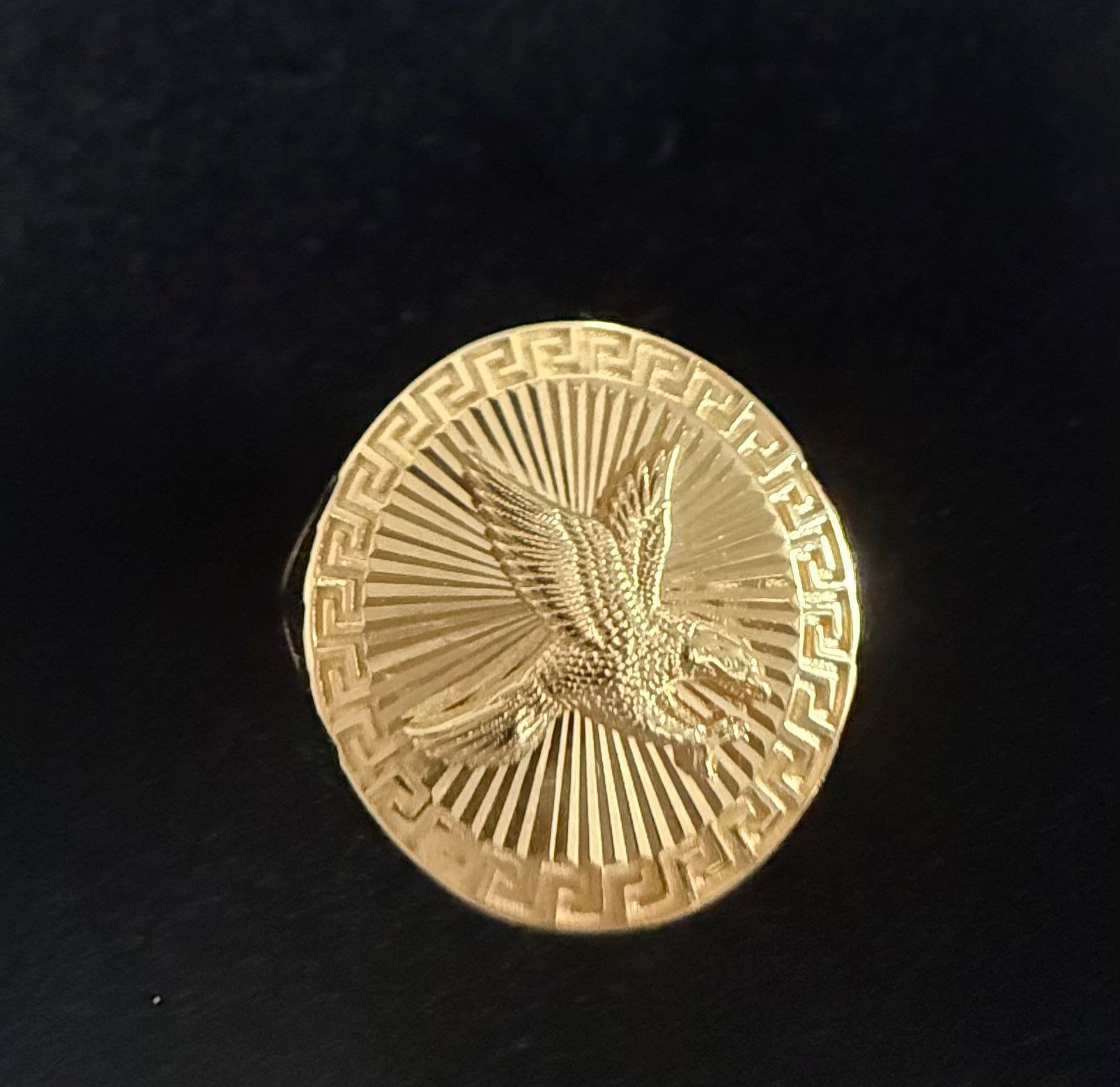 Anillo Aguila Oro 18K Italiano 4.74 g