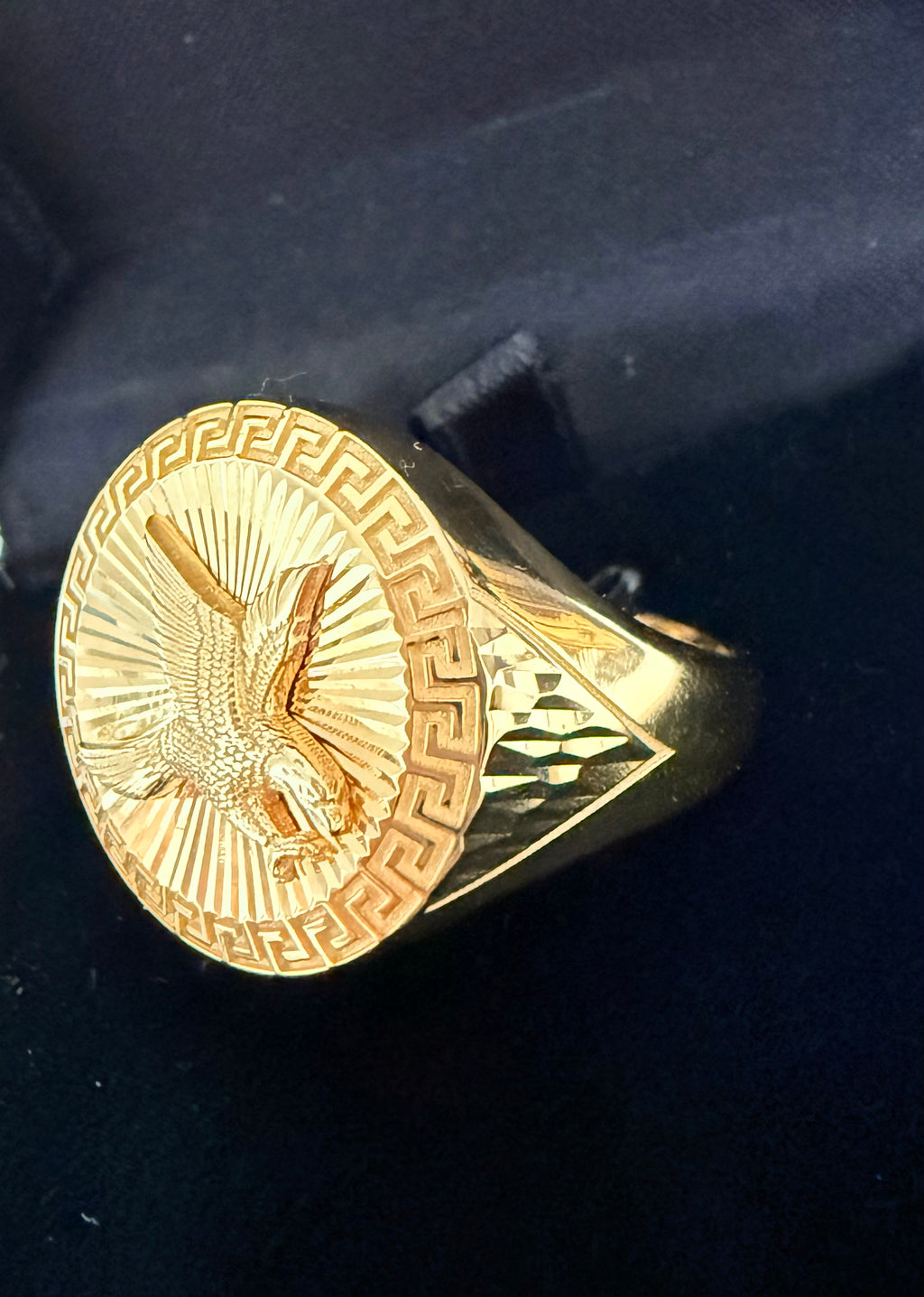 Anillo Aguila Oro 18K Italiano 4.74 g