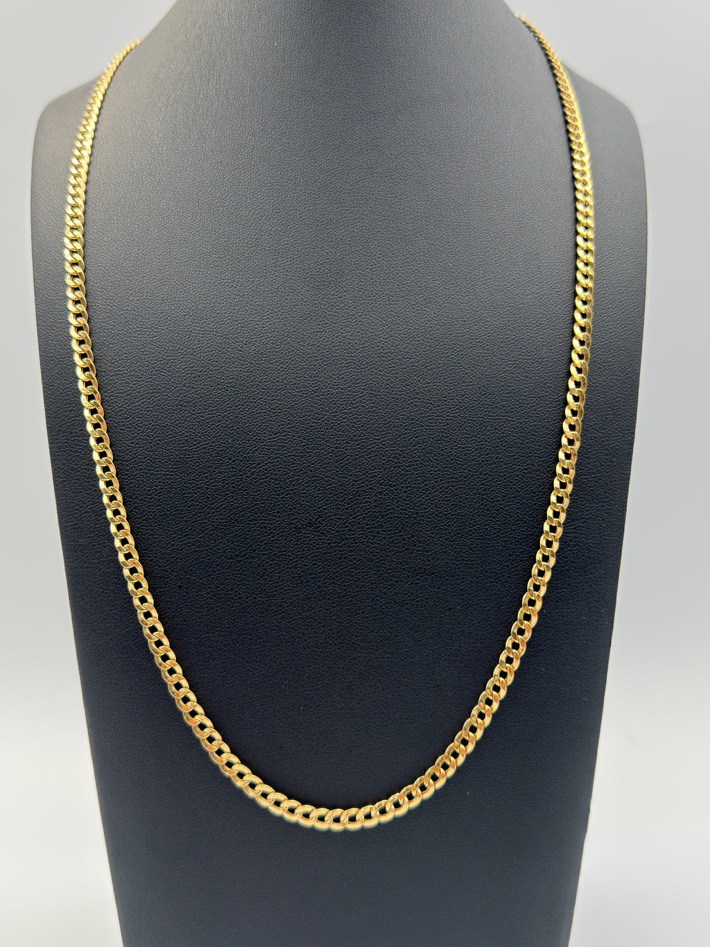 18K Gold Diamond-Cut Cuban Link Chain – 7.86 & 8.04 g