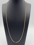 18K Gold Diamond-Cut Cuban Link Chain – 3.08 & 3.06 g