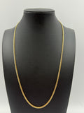 18K Gold Diamond-Cut Cuban Link Chain – 2.58 g