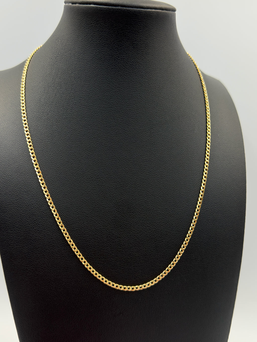 18K Gold Diamond-Cut Cuban Link Chain – 2.25 g