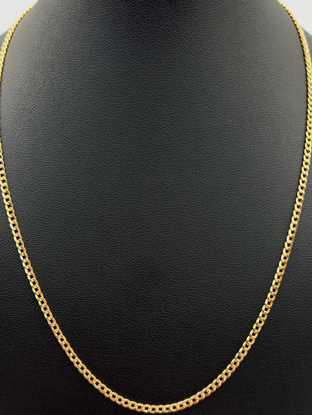 18K Gold Diamond-Cut Cuban Link Chain – 2.25 g