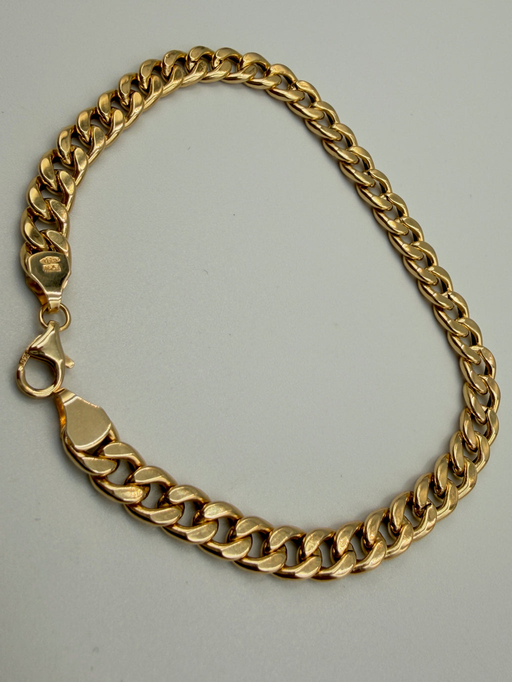 18K Gold Open Cuban Link Bracelet – 3.65g