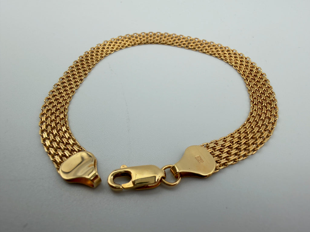18K Gold Chino Link Bracelet – 4.69g