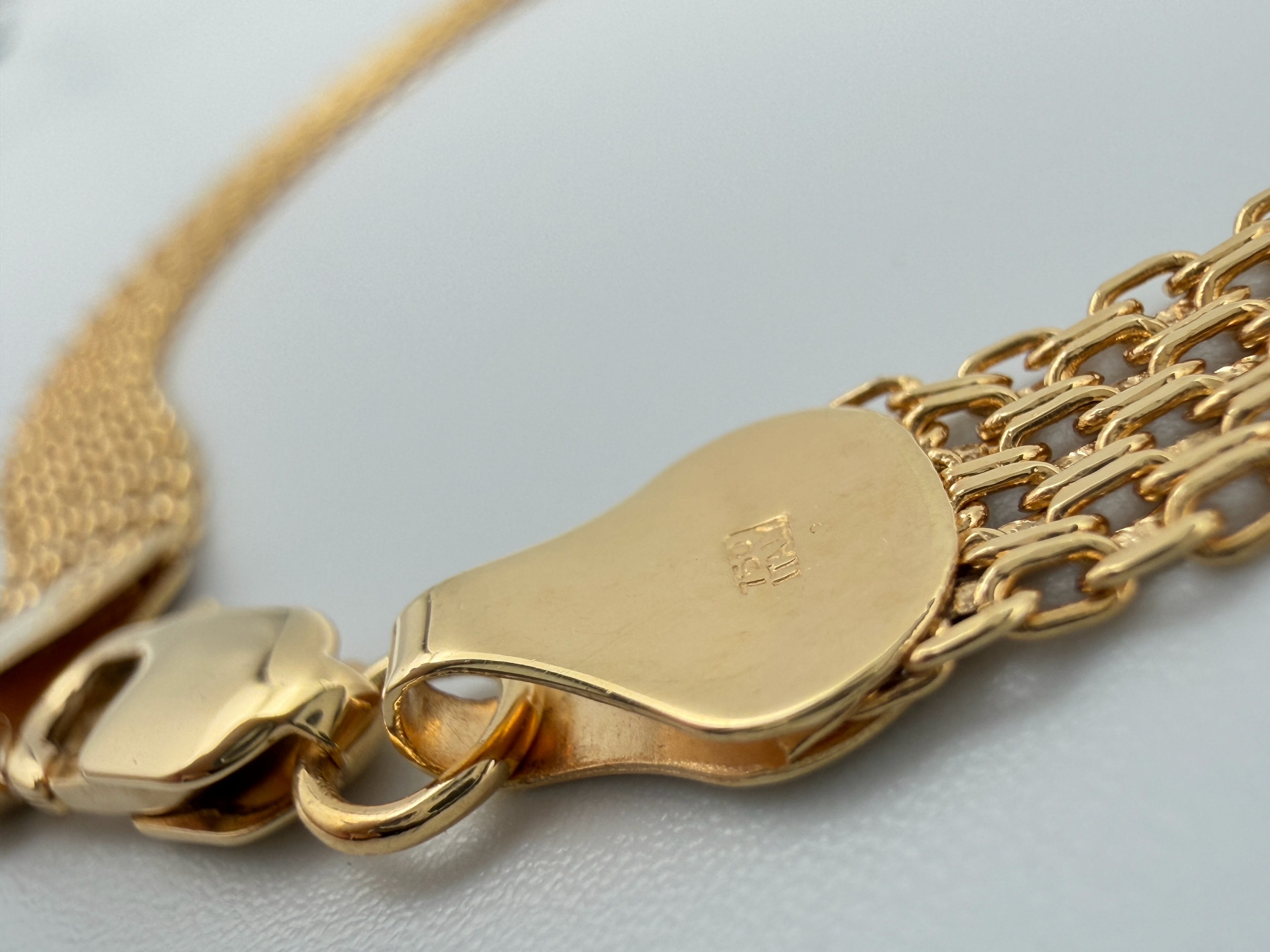 18K Gold Chino Link Bracelet – 4.93g