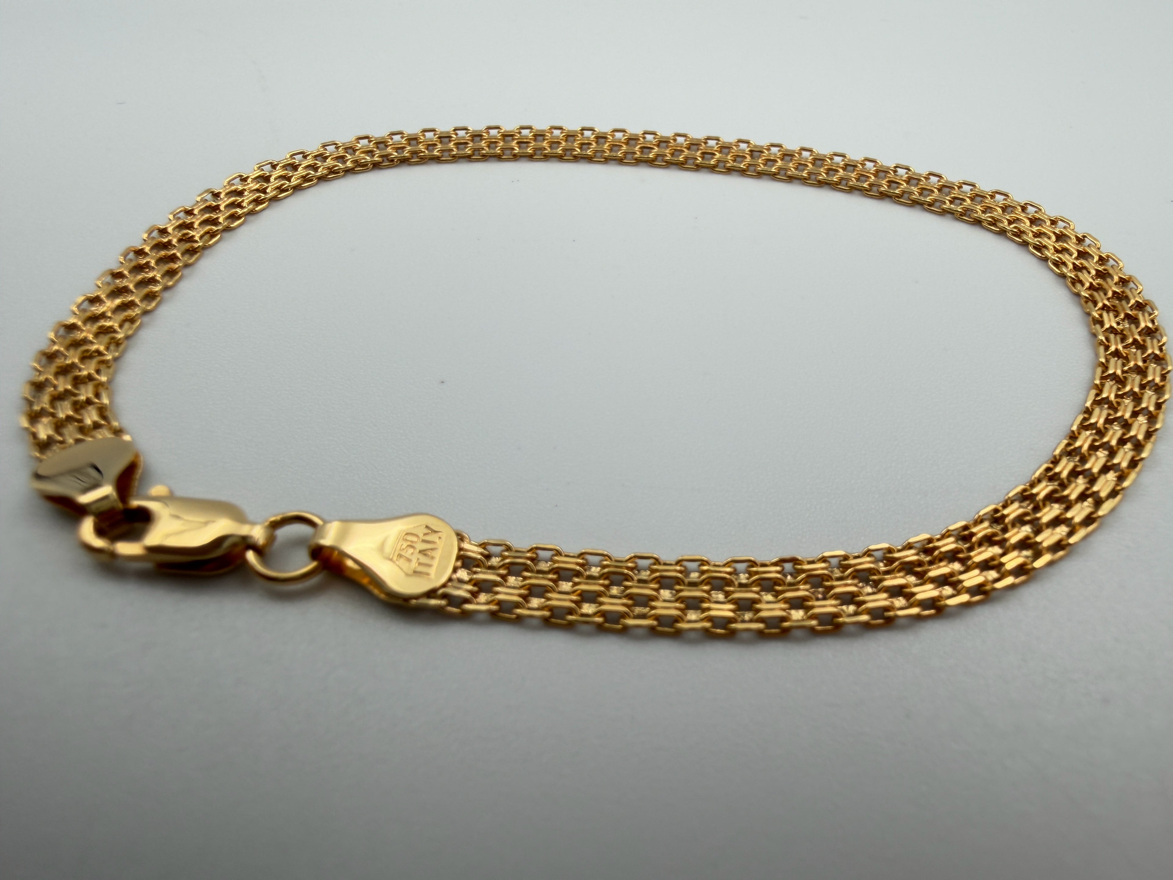 18K Gold Chino Link Bracelet – 3.37g