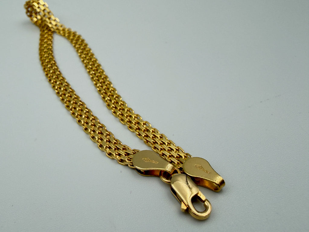 18K Gold Chino Link Bracelet – 3.12 g