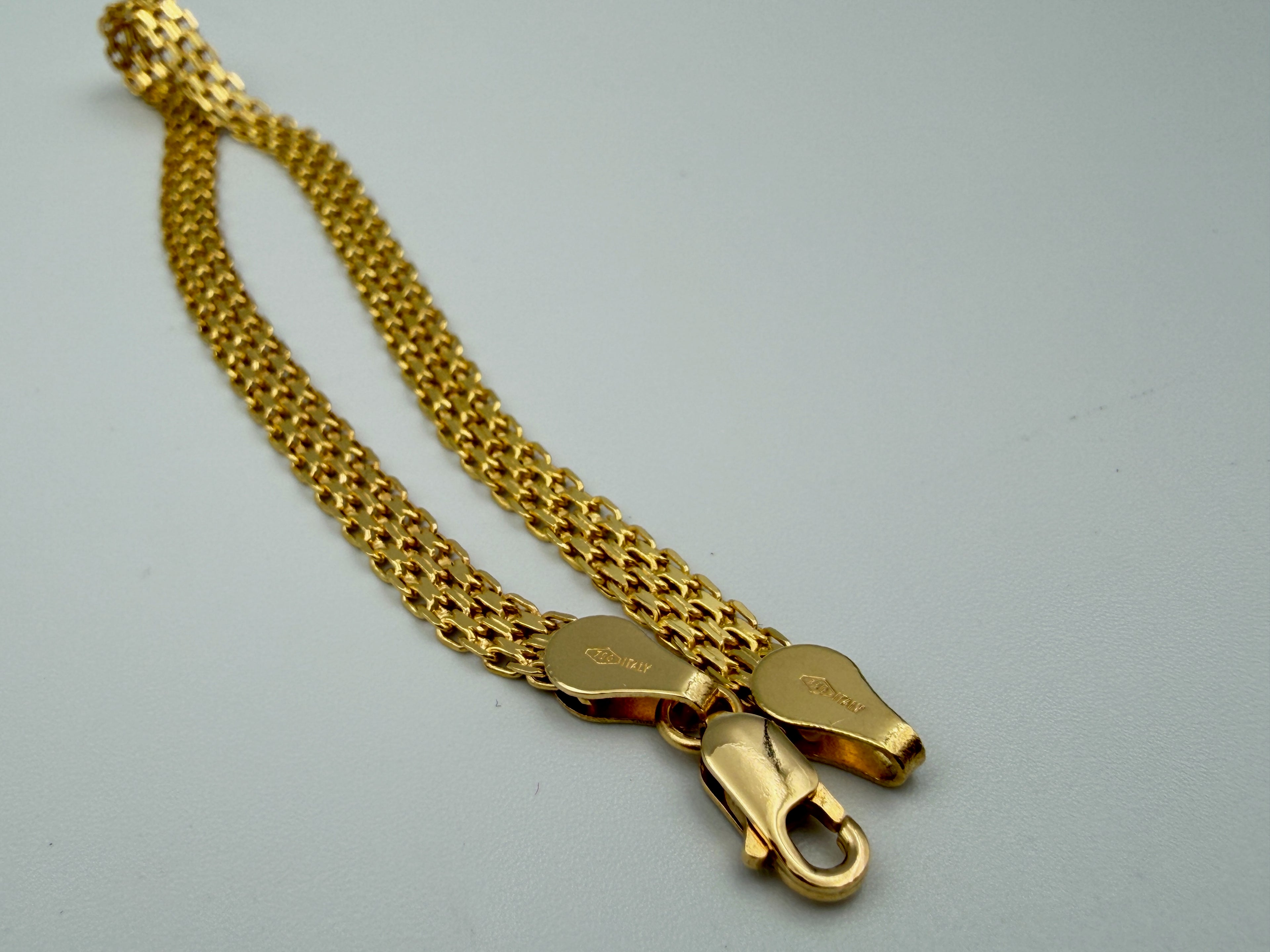 18K Gold Chino Link Bracelet – 3.12 g