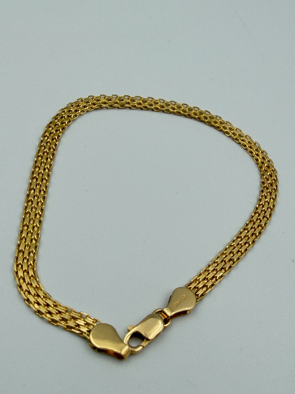 18K Gold Chino Link Bracelet – 3.12 g