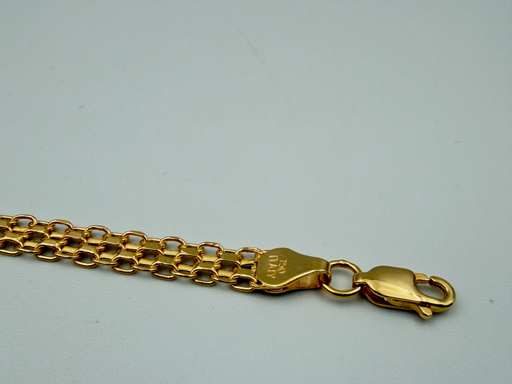 18K Gold Chino Link Bracelet – 3.59g