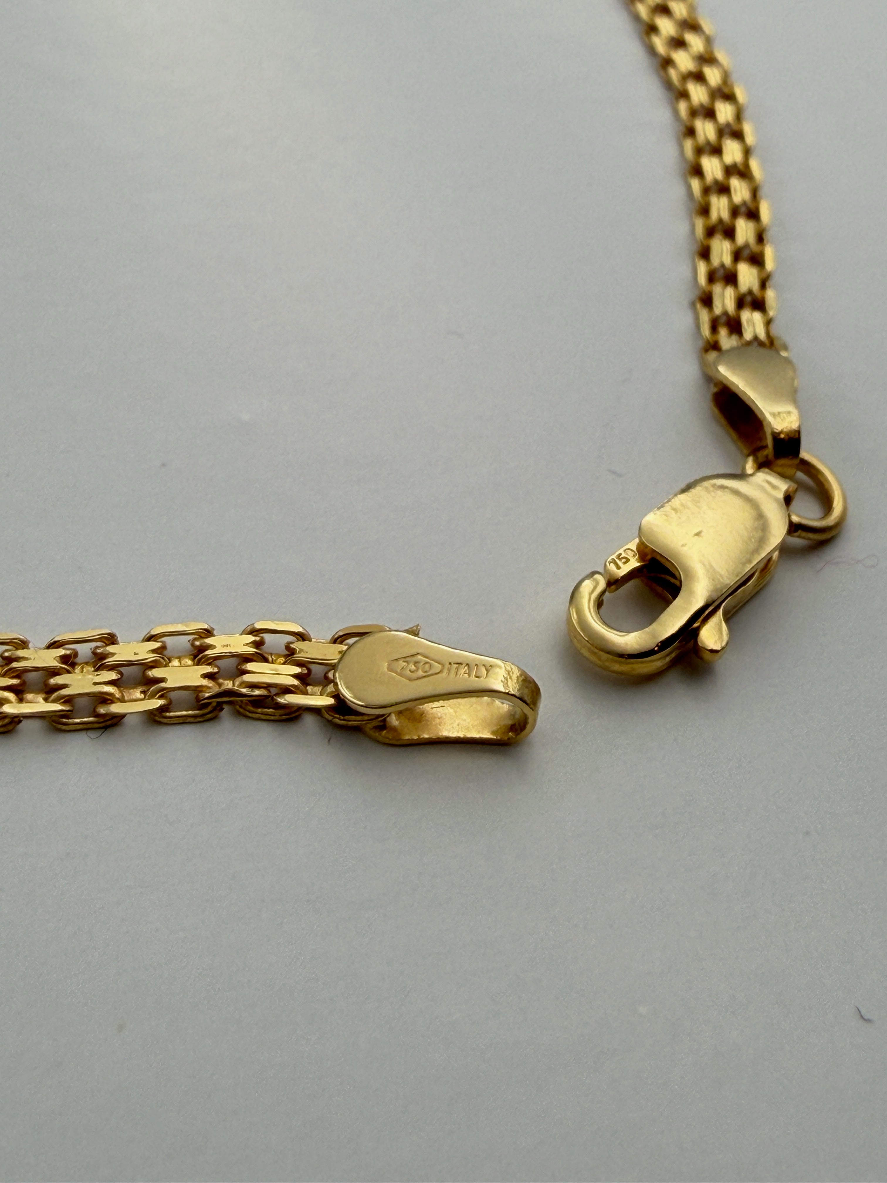 18K Gold Chino Link Bracelet – 2.16g