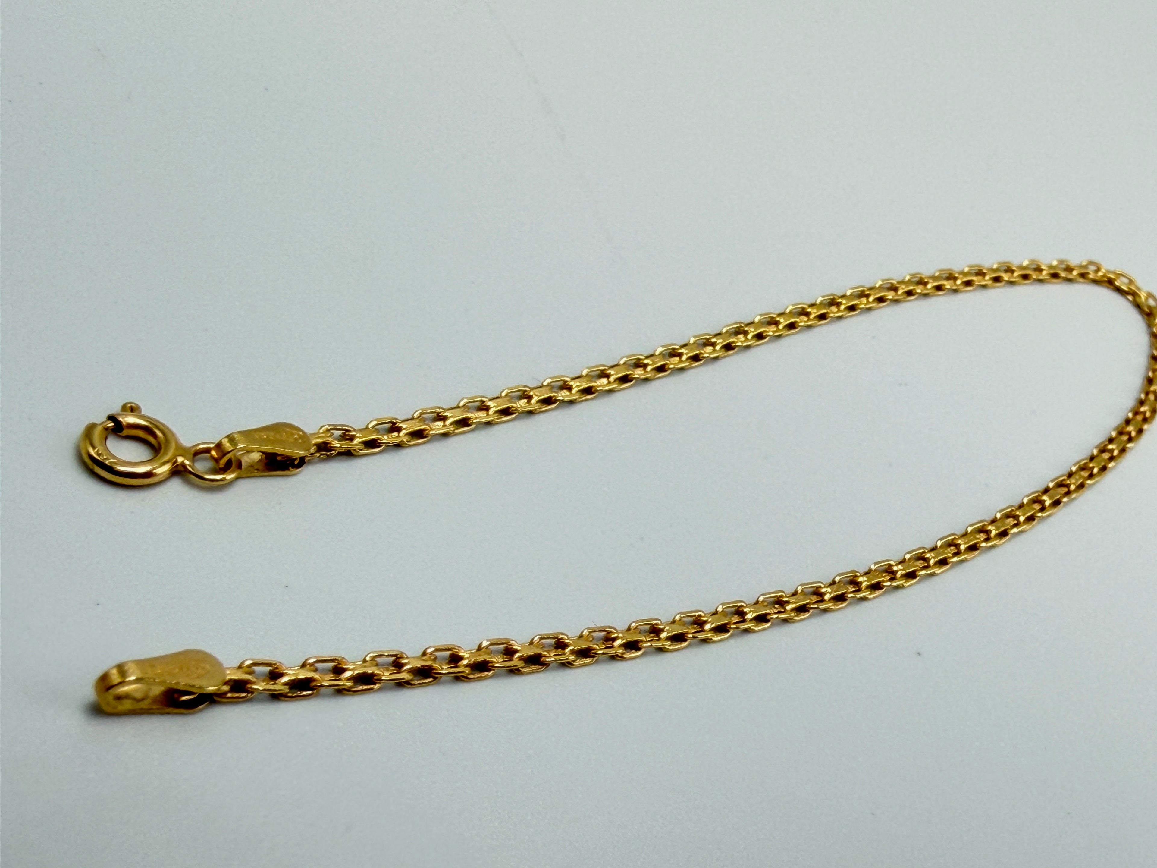 18K Gold Chino Link Bracelet – 1.27g