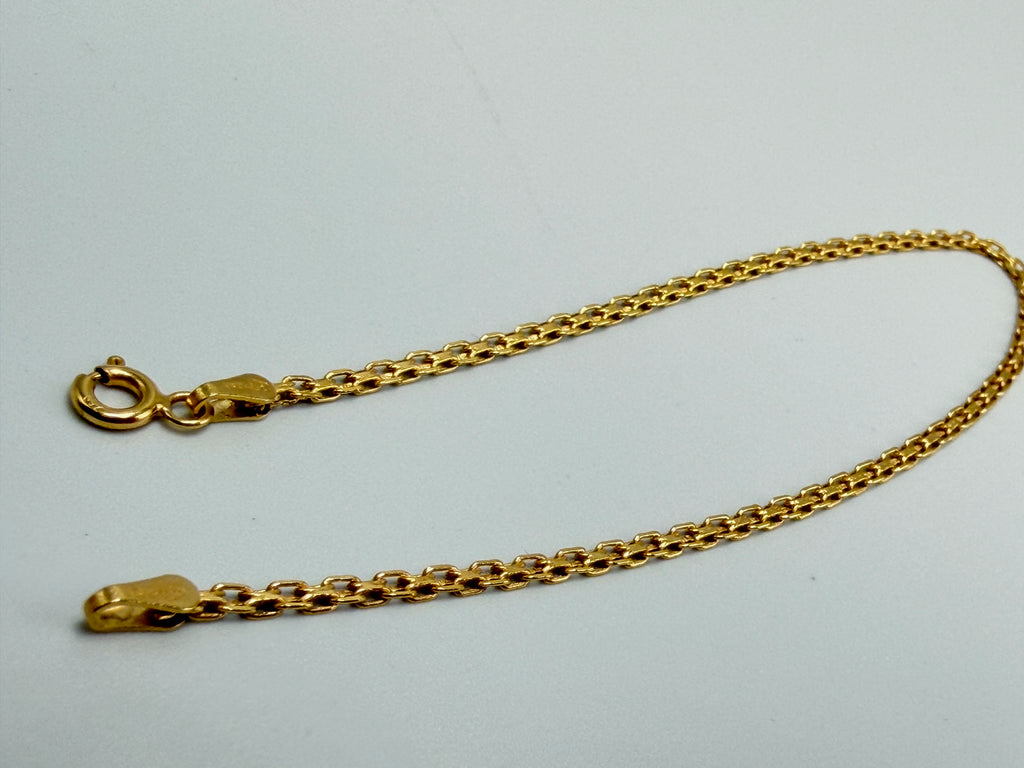 18K Gold Chino Link Bracelet – 1.27g