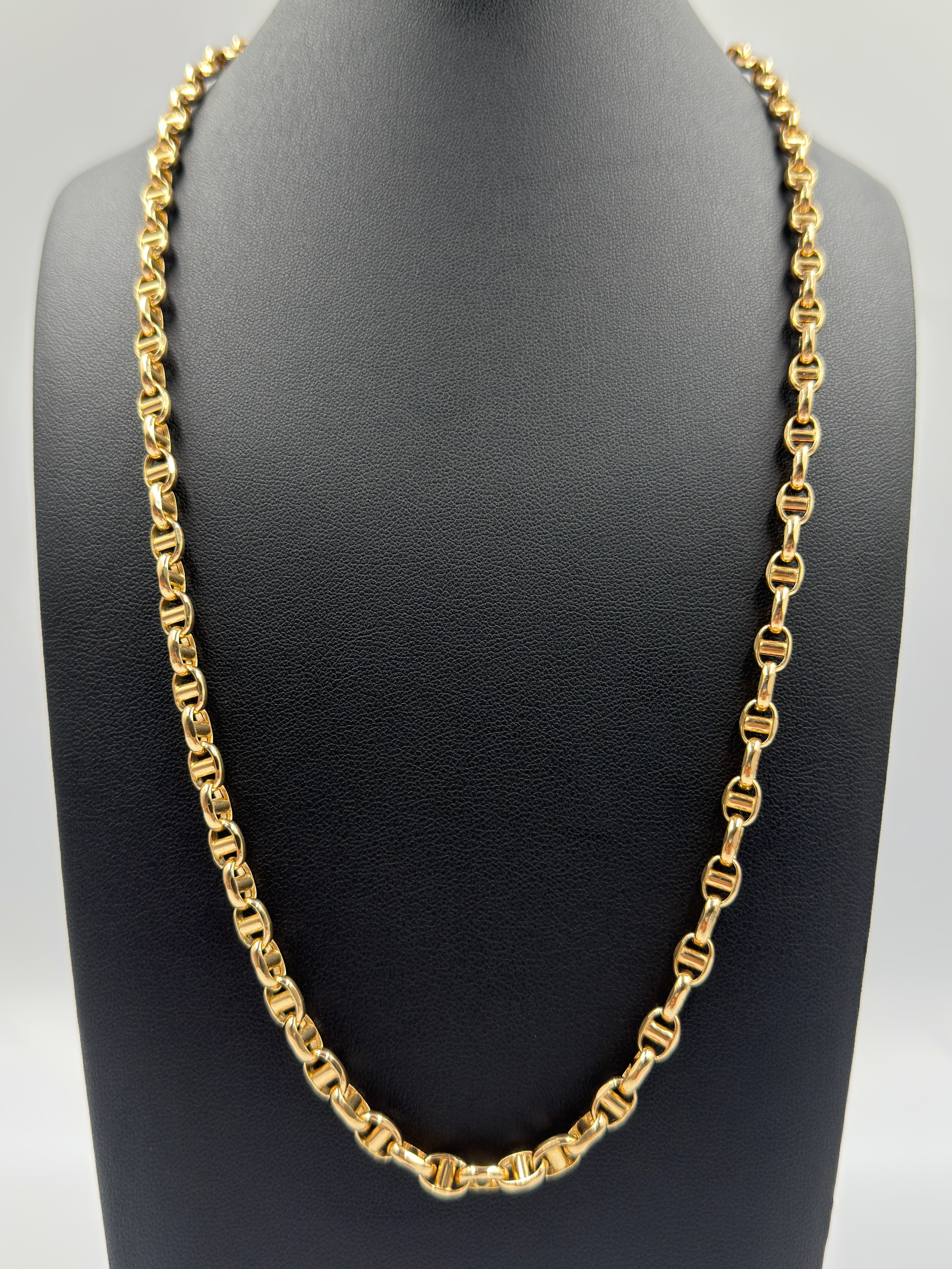 18K Gold Gucci Sailor Chain – 20.57g